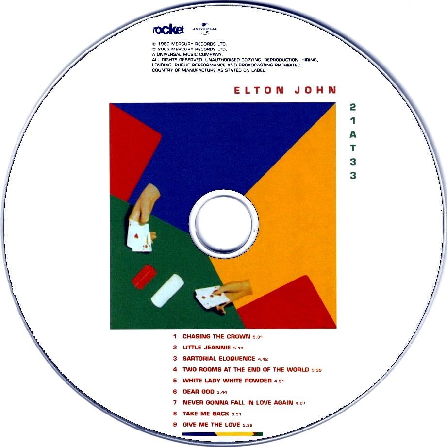 Elton John   21 At 33 : CD